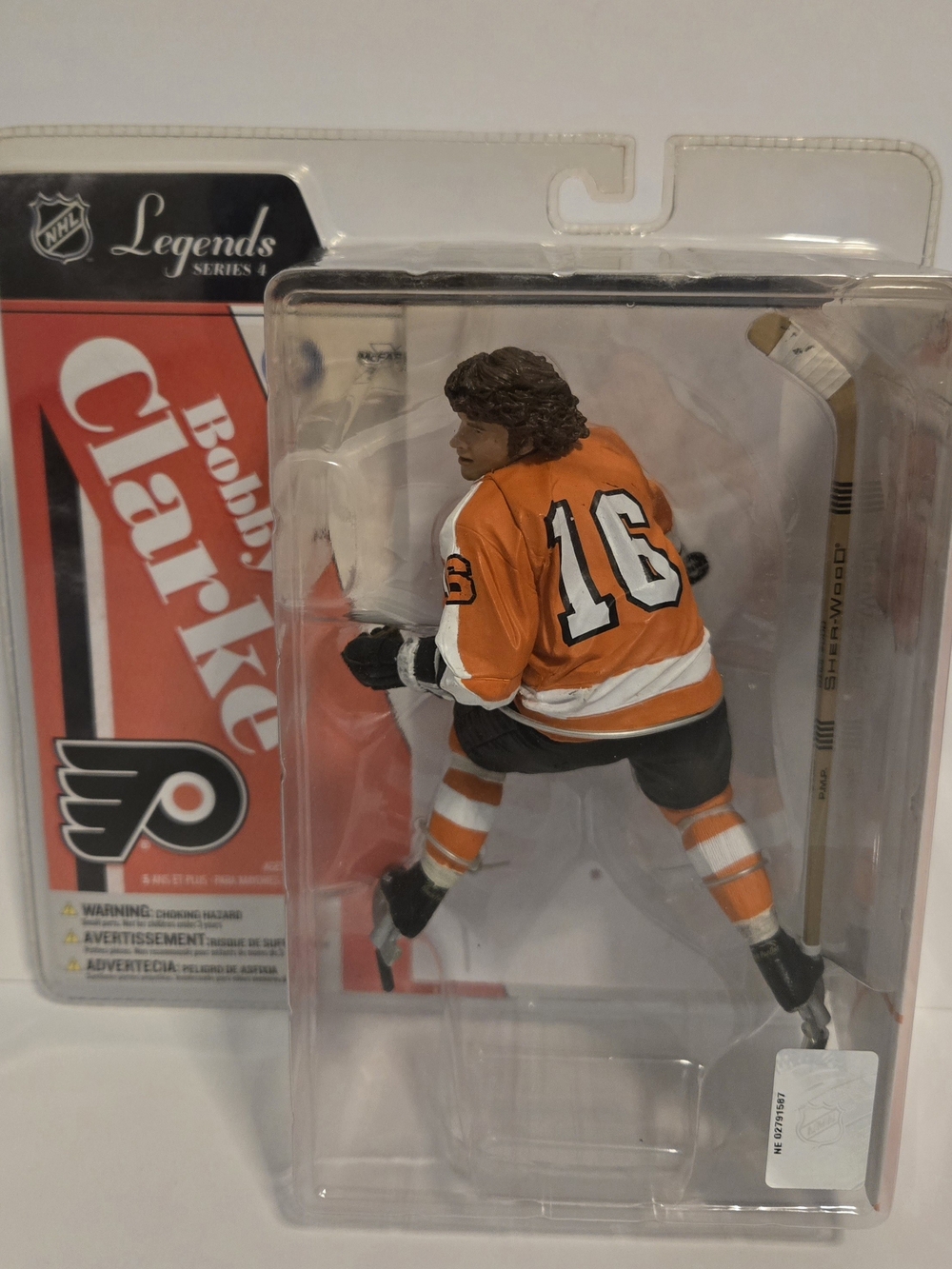 MCFARLANE NHL LEGENDS SERIES 4 BOBBY CLARKE PHILADELPHIA FLYERS CHASE FIGURE NEW